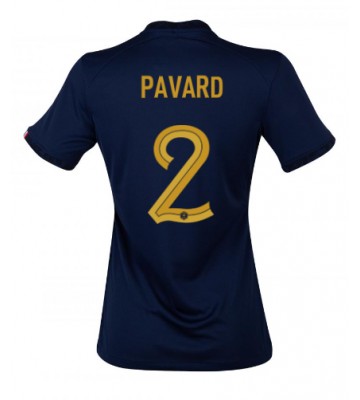 Francja Benjamin Pavard #2 Koszulka Podstawowych Kobiety MŚ 2022 Krótki Rękaw